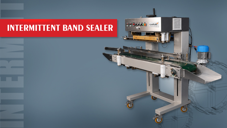 Canflex Intermittent Band Sealer Machine